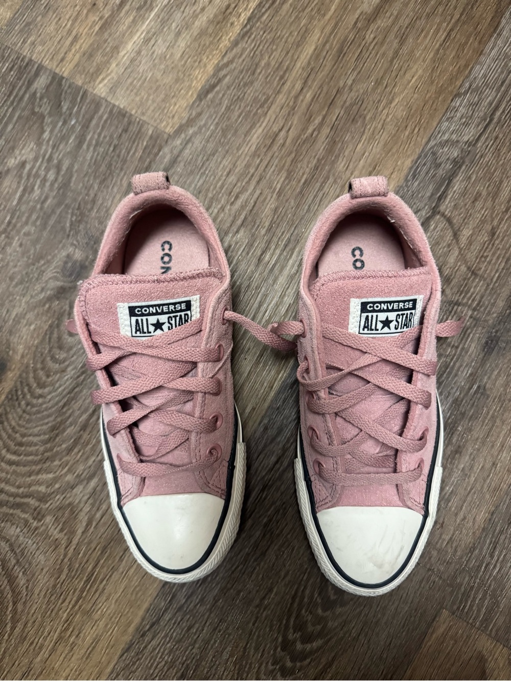 Converse Kids Pink Low Top All Star Sneakers